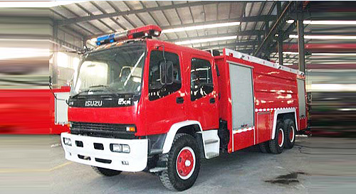 五十鈴單橋A類泡沫消防車