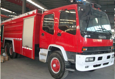 五十鈴單橋A類泡沫消防車