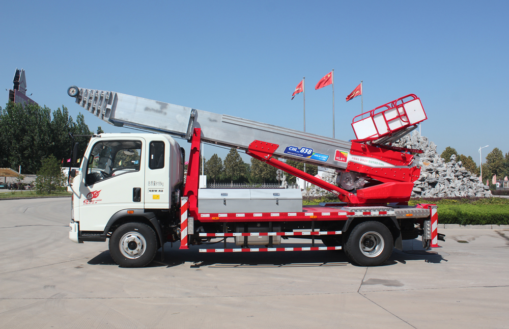 東風天錦38米云梯搬運車