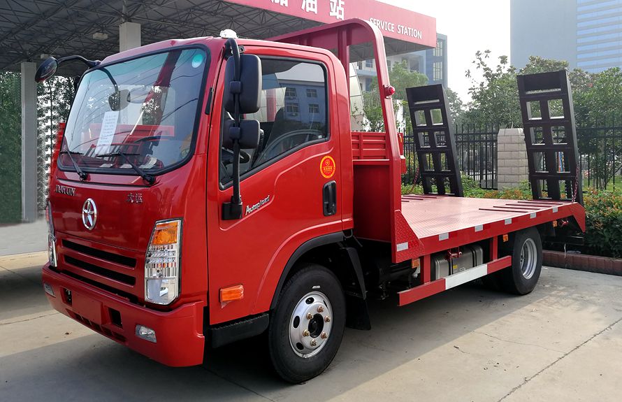 大運挖機平板運輸車