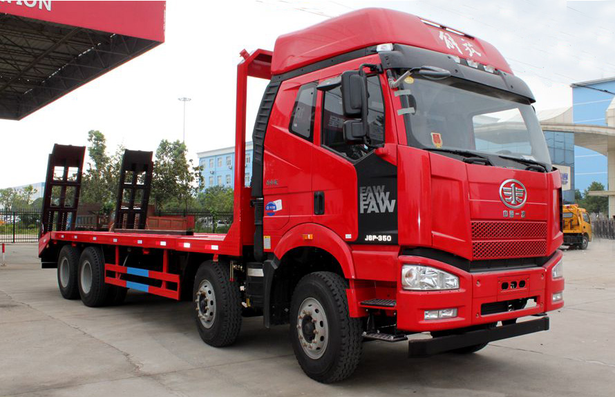 解放前四后八平板車