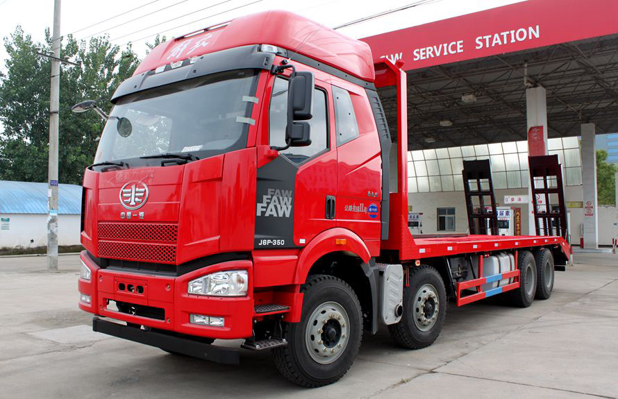 解放前四后八平板車