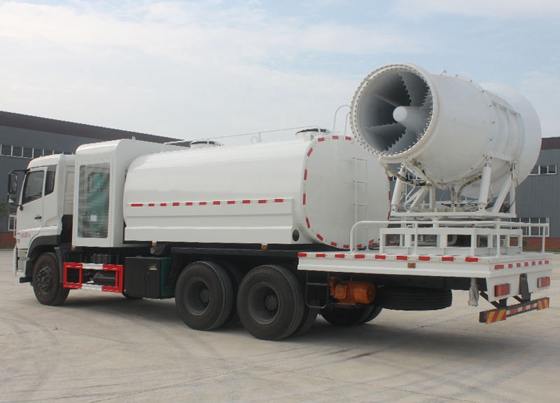 12方抑塵車航拍視頻，霧炮調(diào)試中!